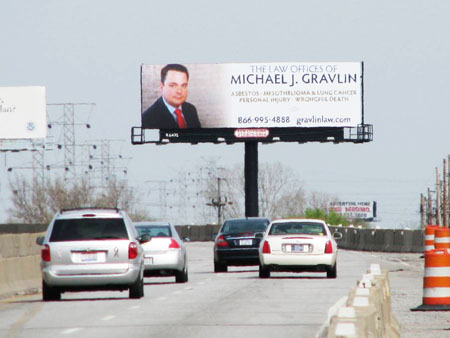 Michael J. Gravlin Law Billboard